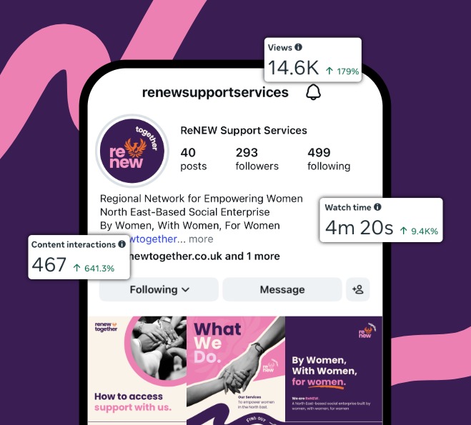 social media feed